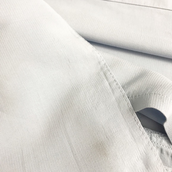 Topshop Wrap Cold Shoulder Dress Powder Blue - Picture 4 of 4